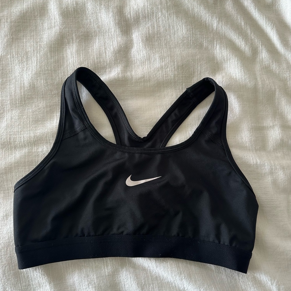 Nike Black and White Sports Bra